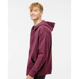 SS4500Z Independent Trading Co. Midweight Full-Zip Hooded Sweatshirt Maroon