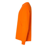 8400 Gildan DryBlend® 50/50 Long Sleeve T-Shirt Safety Orange