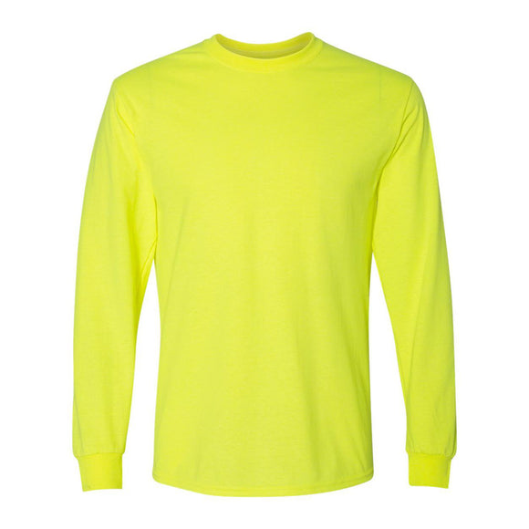 8400 Gildan DryBlend® 50/50 Long Sleeve T-Shirt Safety Green