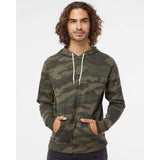 AFX90UN Independent Trading Co. Lightweight Hooded Sweatshirt Forest Camo