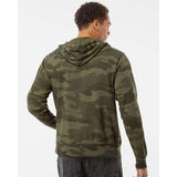 AFX90UNZ Independent Trading Co. Lightweight Full-Zip Hooded Sweatshirt Forest Camo