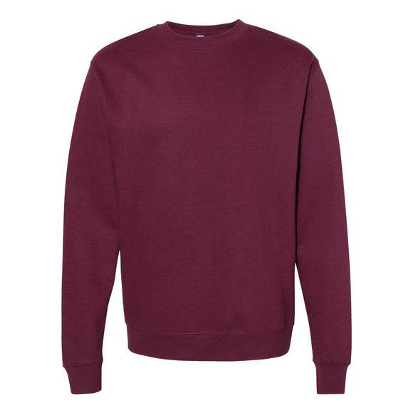 SS3000 Independent Trading Co. Midweight Sweatshirt Maroon
