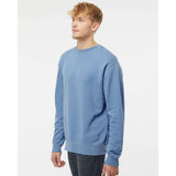 PRM3500 Independent Trading Co. Midweight Pigment-Dyed Crewneck Sweatshirt Pigment Light Blue