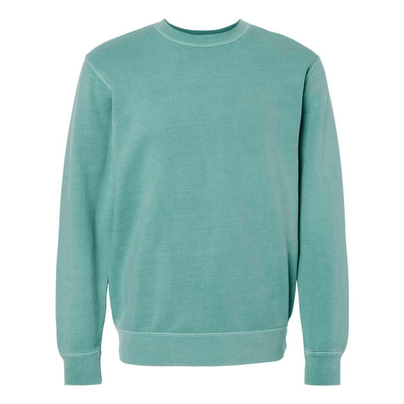 PRM3500 Independent Trading Co. Midweight Pigment-Dyed Crewneck Sweatshirt Pigment Mint