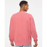 PRM3500 Independent Trading Co. Midweight Pigment-Dyed Crewneck Sweatshirt Pigment Pink