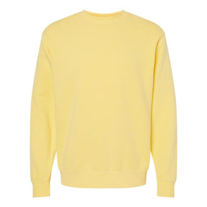 PRM3500 Independent Trading Co. Midweight Pigment-Dyed Crewneck Sweatshirt Pigment Yellow