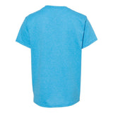 5000B Gildan Heavy Cotton™ Youth T-Shirt Heather Sapphire