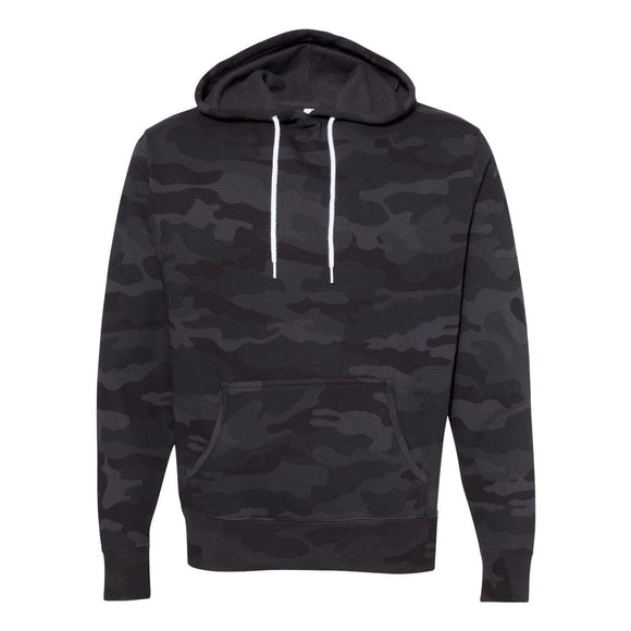 AFX90UN Independent Trading Co. Lightweight Hooded Sweatshirt Black Camo