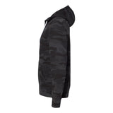 AFX90UNZ Independent Trading Co. Lightweight Full-Zip Hooded Sweatshirt Black Camo