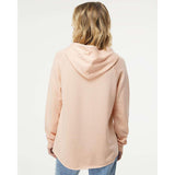 PRM2500 Independent Trading Co. Women’s Lightweight California Wave Wash Hooded Sweatshirt Blush