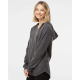 PRM2500 Independent Trading Co. Women’s Lightweight California Wave Wash Hooded Sweatshirt Shadow