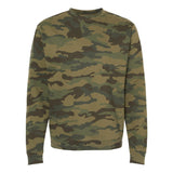 SS3000 Independent Trading Co. Midweight Sweatshirt Forest Camo