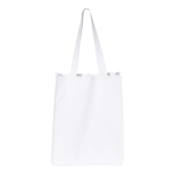 Q125400 Q-Tees 27L Jumbo Shopping Bag White