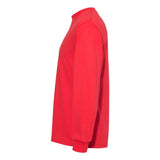1304 American Apparel Unisex Heavyweight Cotton Long Sleeve Tee Red
