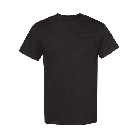 1305 ALSTYLE Classic Pocket T-Shirt Black