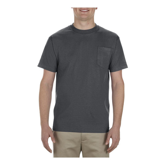 1305 ALSTYLE Classic Pocket T-Shirt Charcoal Heather