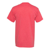 1701 American Apparel Midweight Cotton Unisex Tee Heather Red