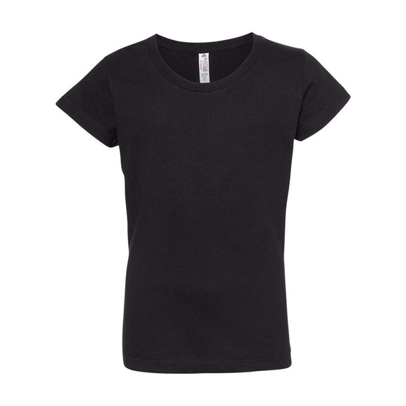 3362 ALSTYLE Girls’ Ultimate T-Shirt Black