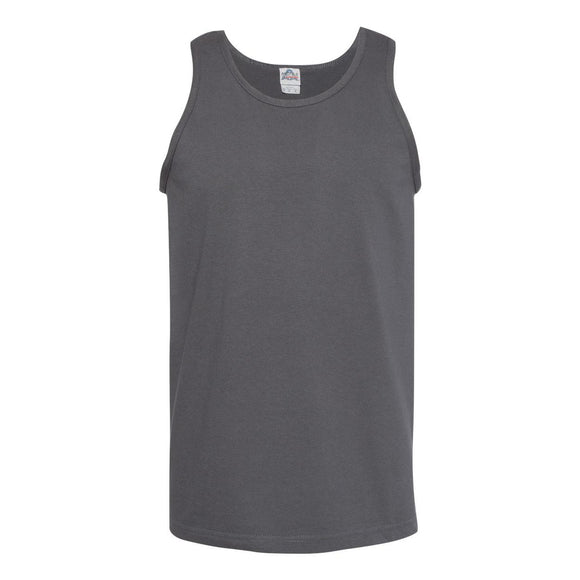 1307 ALSTYLE Classic Tank Top Charcoal