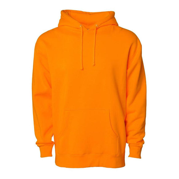 IND4000 Independent Trading Co. Heavyweight Hooded Sweatshirt Safety Orange