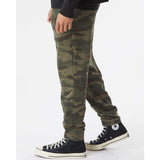 IND20PNT Independent Trading Co. Midweight Fleece Pants Forest Camo