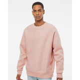 IND5000C Independent Trading Co. Legend - Premium Heavyweight Cross-Grain Crewneck Sweatshirt Dusty Pink