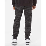 IND20PNT Independent Trading Co. Midweight Fleece Pants Black Camo