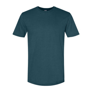 67000 Gildan Softstyle® CVC T-Shirt Steel Blue