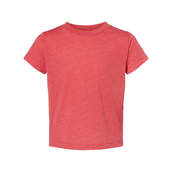3413T BELLA + CANVAS Toddler Triblend Tee Red Triblend
