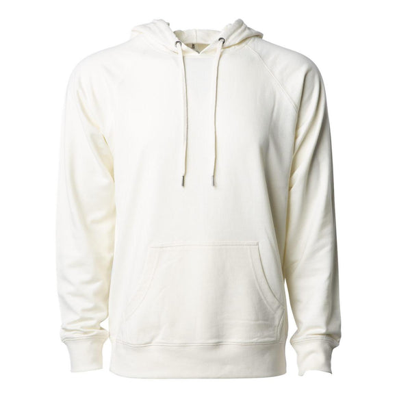 SS1000 Independent Trading Co. Icon Lightweight Loopback Terry Hooded Sweatshirt Bone