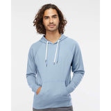SS1000 Independent Trading Co. Icon Lightweight Loopback Terry Hooded Sweatshirt Misty Blue