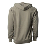 SS1000 Independent Trading Co. Icon Lightweight Loopback Terry Hooded Sweatshirt Olive