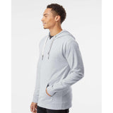 SS1000 Independent Trading Co. Icon Lightweight Loopback Terry Hooded Sweatshirt Athletic Heather