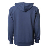 SS1000 Independent Trading Co. Icon Lightweight Loopback Terry Hooded Sweatshirt Indigo