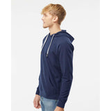 SS1000 Independent Trading Co. Icon Lightweight Loopback Terry Hooded Sweatshirt Indigo