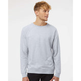 SS1000C Independent Trading Co. Icon Lightweight Loopback Terry Crewneck Sweatshirt Athletic Heather