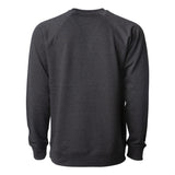 SS1000C Independent Trading Co. Icon Lightweight Loopback Terry Crewneck Sweatshirt Charcoal Heather