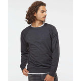SS1000C Independent Trading Co. Icon Lightweight Loopback Terry Crewneck Sweatshirt Charcoal Heather