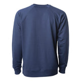 SS1000C Independent Trading Co. Icon Lightweight Loopback Terry Crewneck Sweatshirt Indigo