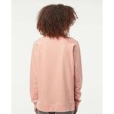 SS1000C Independent Trading Co. Icon Lightweight Loopback Terry Crewneck Sweatshirt Rose