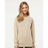 SS1000C Independent Trading Co. Icon Lightweight Loopback Terry Crewneck Sweatshirt Sand