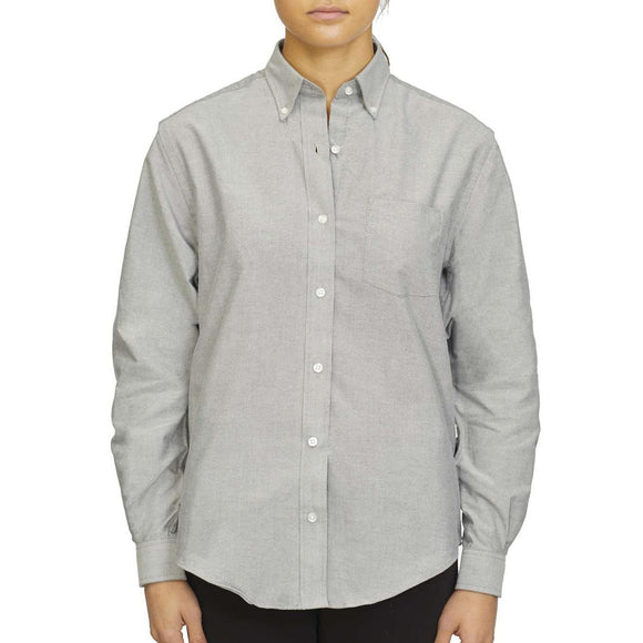 18CV300 Van Heusen Women's Oxford Shirt Greystone
