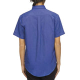 18CV301 Van Heusen Women's Oxford Short Sleeve Shirt French Blue