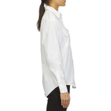 18CV310 Van Heusen Women's Aviation Long Sleeve Shirt White