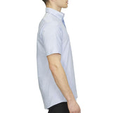 18CV314 Van Heusen Oxford Short Sleeve Shirt Blue
