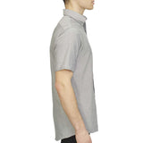 18CV314 Van Heusen Oxford Short Sleeve Shirt Greystone