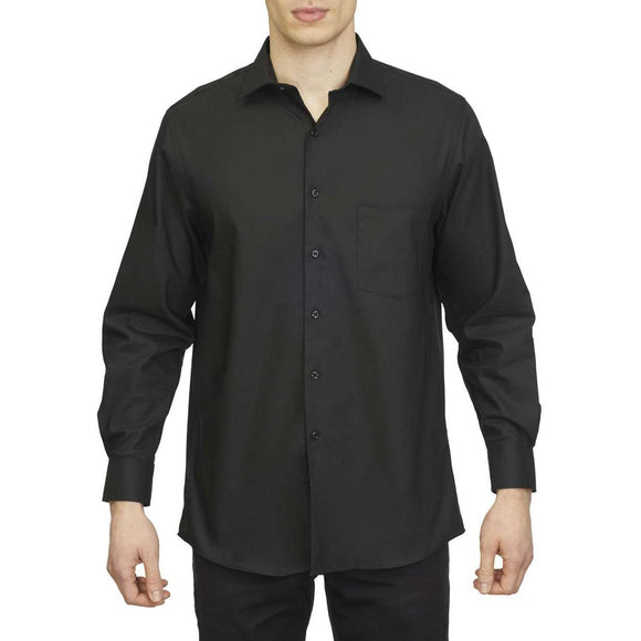 18CV315 Van Heusen Flex Collar Shirt Black