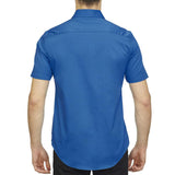 18CV317 Van Heusen Slim-Fit Twill Shirt Ultra Blue