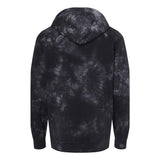 PRM4500TD Independent Trading Co. Midweight Tie-Dyed Hooded Sweatshirt Tie Dye Black