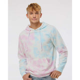 PRM4500TD Independent Trading Co. Midweight Tie-Dyed Hooded Sweatshirt Tie Dye Cotton Candy